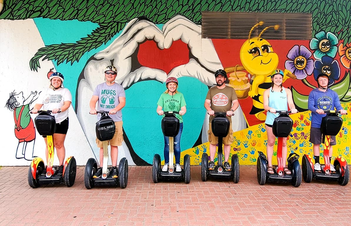 Turtles and Murals Tour - segway tour Galveston TX with Segway Galveston
